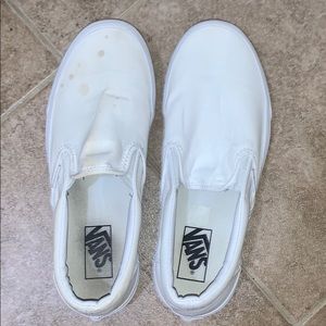 White Vans classic SLIP ON